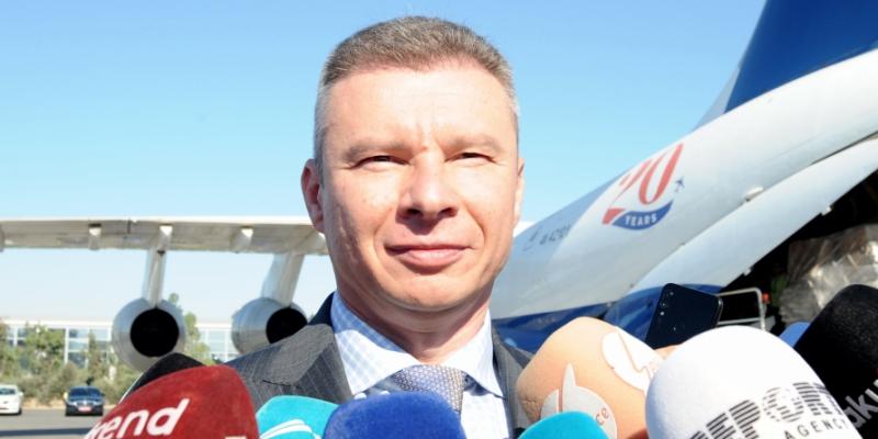 Владислав Каневский: Признателен дружественному Азербайджану за гуманитарную помощь Украине