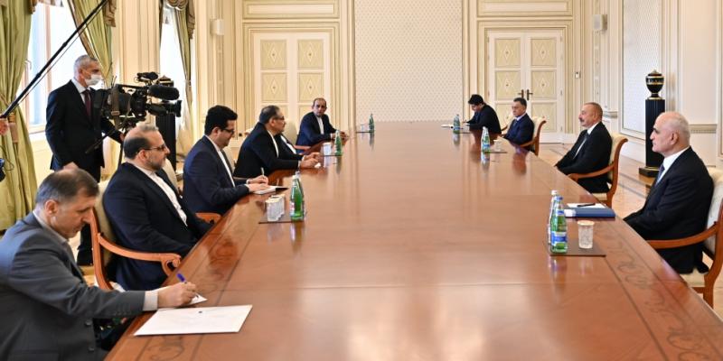 President Ilham Aliyev received Secretary of Iran's Supreme National Security Council 