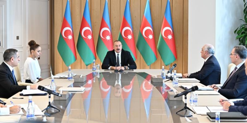 President Ilham Aliyev chaired meeting on results of six months of this year