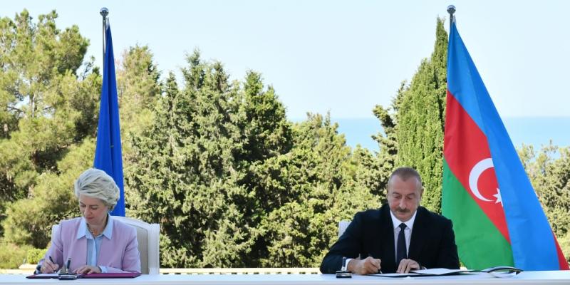 Azərbaycan ilə Avropa İttifaqı arasında enerji sahəsində Strateji Tərəfdaşlığa dair Anlaşma Memorandumu imzalanıb