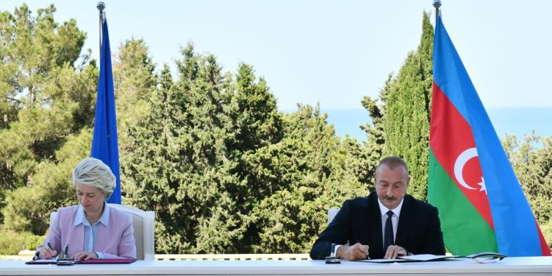 Между Азербайджаном и Европейским Союзом подписан Меморандум о взаимопонимании по стратегическому партнерству в энергетической сфере