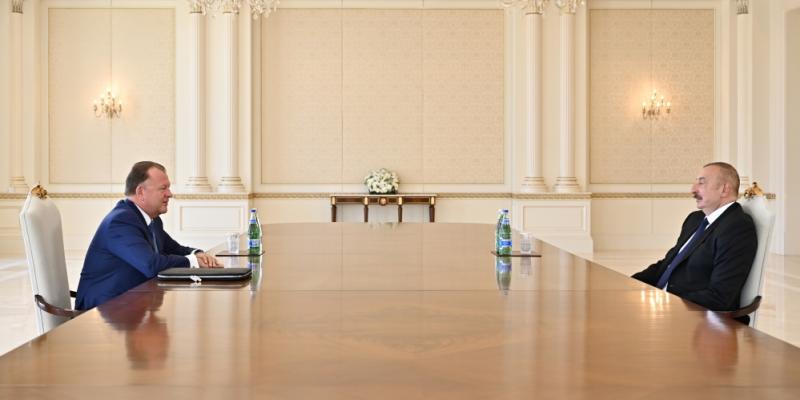 Президент Ильхам Алиев принял президента Международной федерации дзюдо