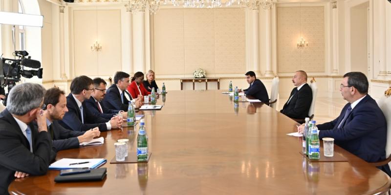 President Ilham Aliyev received delegation led by chair of European Parliament’s Committee on Foreign Affairs