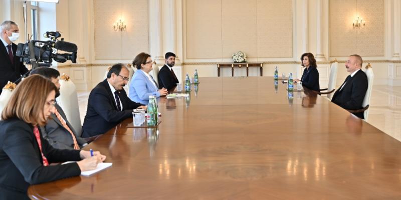 President Ilham Aliyev received Minister of Family and Social Services of Turkiye