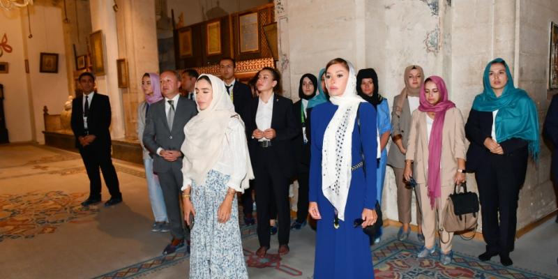 First Vice-President Mehriban Aliyeva and Vice-President of Heydar Aliyev Foundation Leyla Aliyeva visit Mevlana Museum in Konya