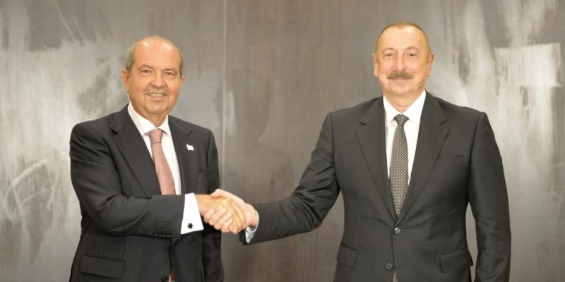 Prezident İlham Əliyev Konyada Şimali Kipr Türk Respublikasının Prezidentini qəbul edib