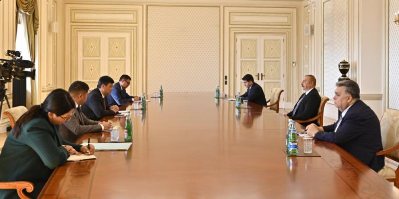 President Ilham Aliyev received deputy chairman of Cabinet of Ministers of Kyrgyzstan