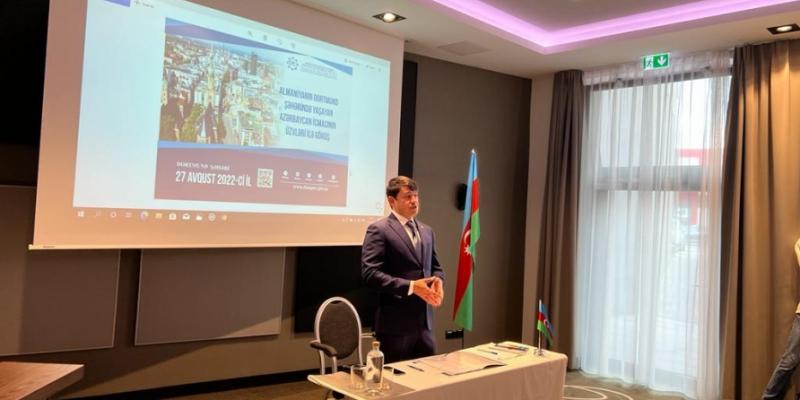 Председатель Государственного комитета встретился с азербайджанцами, проживающими в 31 городе Германии