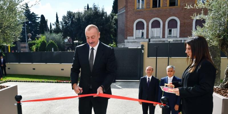 New building of Azerbaijani Embassy in Italy opened in Rome
