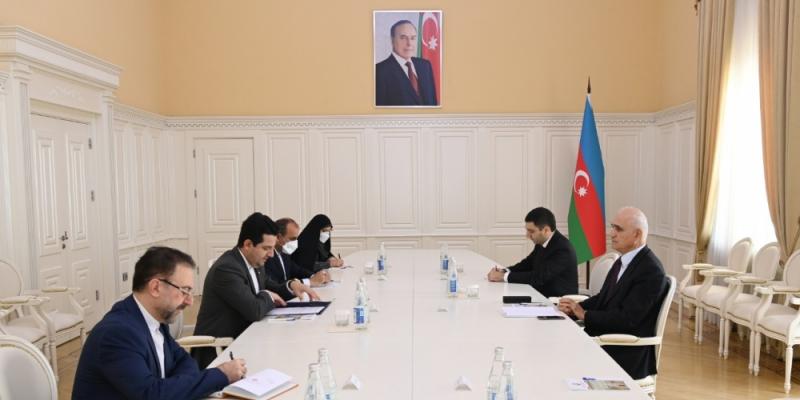 Заместитель премьер-министра Шахин Мустафаев встретился с послом Ирана в Азербайджане