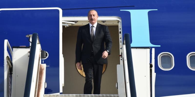 Президент Азербайджана Ильхам Алиев прибыл с официальным визитом в Болгарию