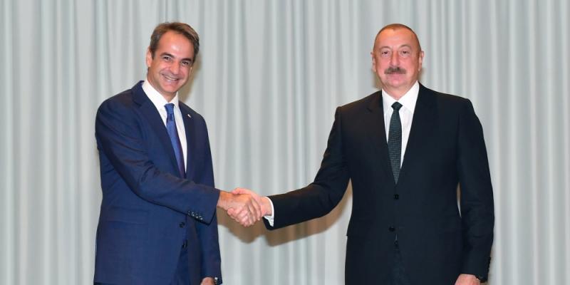 Президент Ильхам Алиев встретился в Софии с премьер-министром Греции