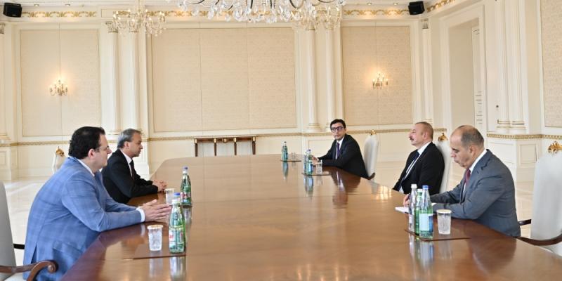 President Ilham Aliyev received President of International Chess Federation