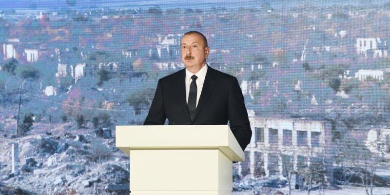 National Urban Forum gets underway in Aghdam President Ilham Aliyev and First Lady Mehriban Aliyeva attend the opening ceremony 