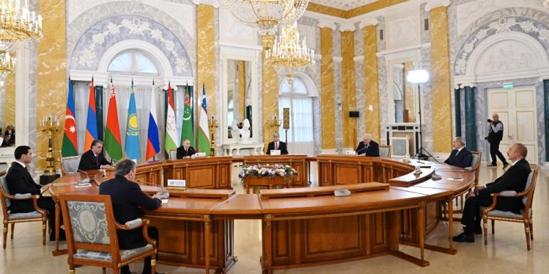 Sankt-Peterburqda MDB Dövlət Başçılarının qeyri-rəsmi görüşü keçirilib 