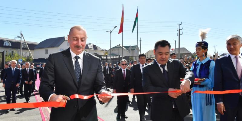 Bishkek hosted opening ceremony of school named after Nizami Ganjavi