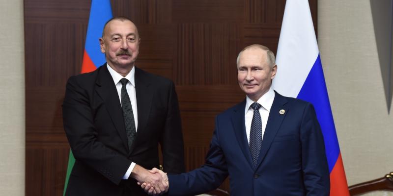 Azərbaycan Prezidenti İlham Əliyev və Rusiya Prezidenti Vladimir Putin Astanada görüşüblər