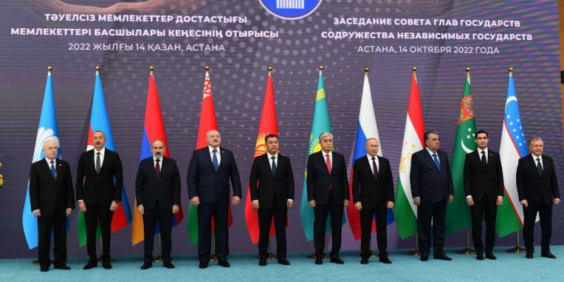 Meeting of CIS Heads of State Council was held in Astana President of Azerbaijan Ilham Aliyev attended the meeting 