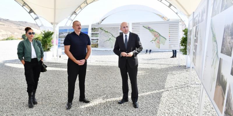 President Ilham Aliyev and First Lady Mehriban Aliyeva visited Jabrayil and Gubadli districts