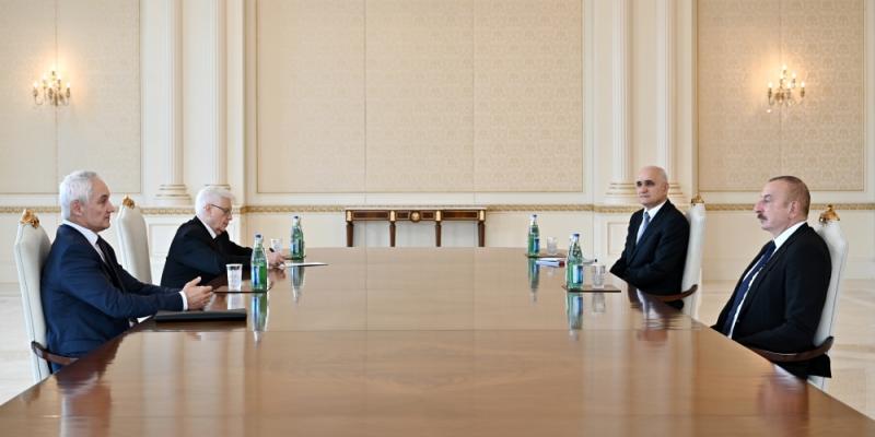 Президент Ильхам Алиев принял первого заместителя председателя Правительства России