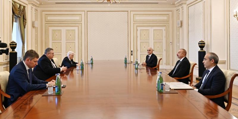 Prezident İlham Əliyev Rusiya Baş nazirinin müavinini qəbul edib 