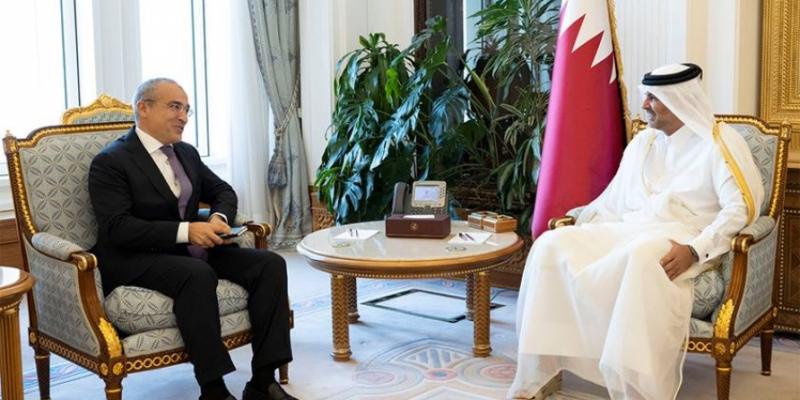 Azerbaijan’s Minister of Economy meets with Qatari Prime Minister