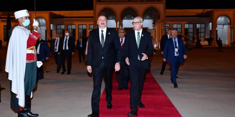 President Ilham Aliyev ended his visit to Algeria