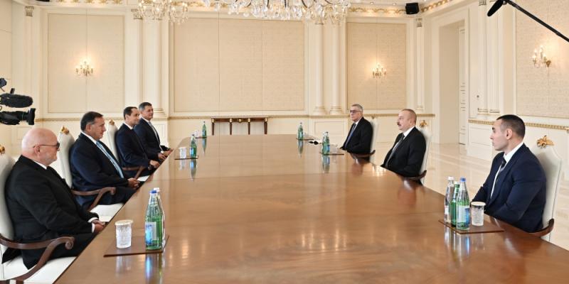 President Ilham Aliyev received president of European Olympic Committees