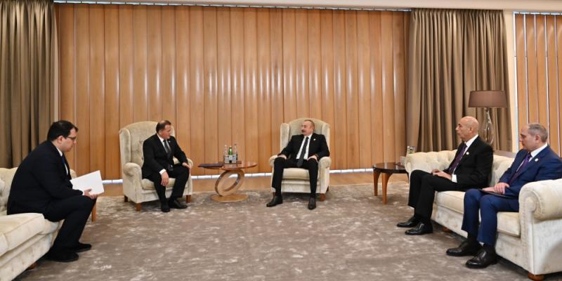 President Ilham Aliyev received chairman of Executive Committee of Liberal Democratic Party of Uzbekistan