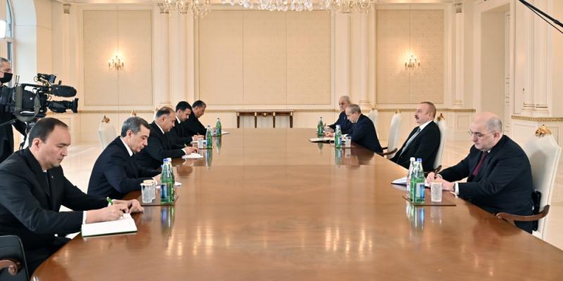 Президент Ильхам Алиев принял делегацию во главе с заместителем премьер-министра Туркменистана