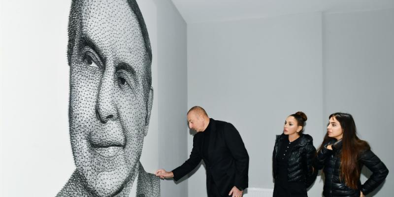 President Ilham Aliyev viewed conditions created in new administrative building of Shaki City Executive Authority