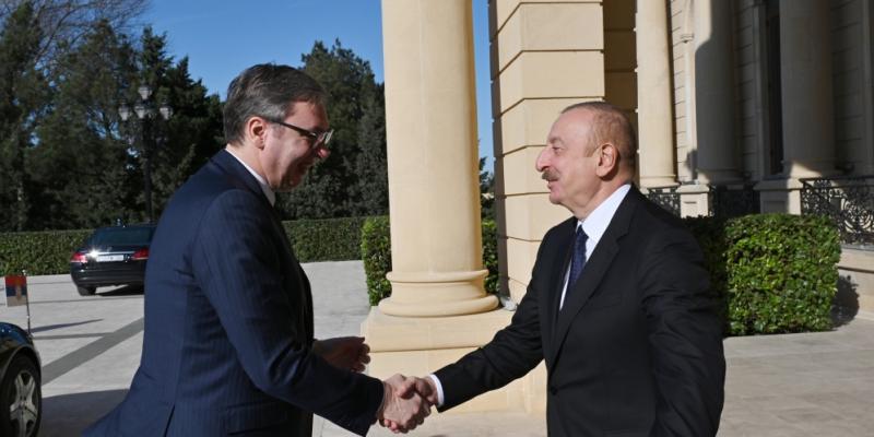 President Ilham Aliyev held one-on-one meeting with President of Serbia Aleksandar Vucic