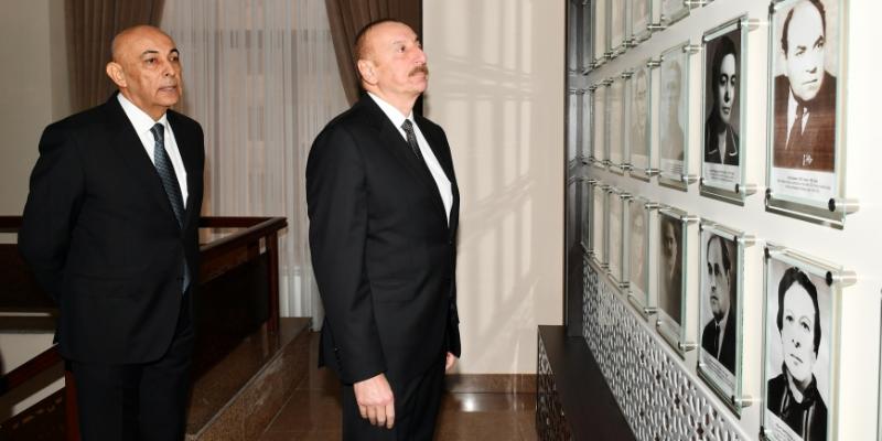 President Ilham Aliyev viewed conditions created in administrative building of Western Azerbaijan Community