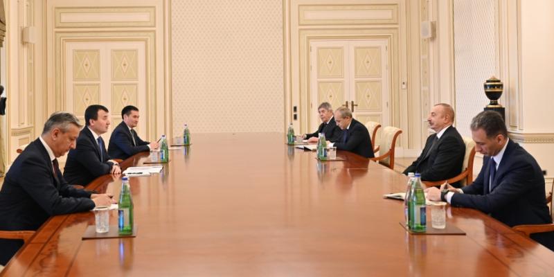 President Ilham Aliyev received Deputy Prime Minister of Uzbekistan