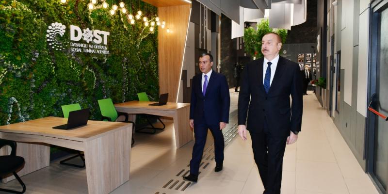President Ilham Aliyev attended opening of DOST Center No5 in Baku