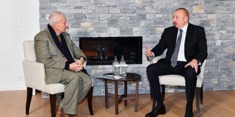 Prezident İlham Əliyevin Davosda “Kromatix SA” şirkətinin baş icraçı direktoru ilə görüşü olub