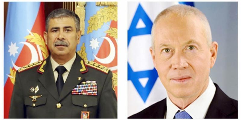 Состоялся телефонный разговор между министрами обороны Азербайджана и Израиля