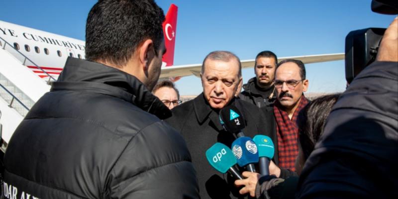 Реджеп Тайип Эрдоган встретился с представителями Фонда Гейдара Алиева, находящимися по поручению Мехрибан Алиевой в Газиантепе