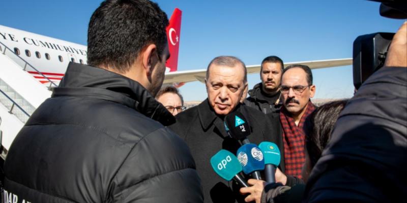 President Recep Tayyip Erdogan meets with Heydar Aliyev Foundation reps in Gaziantep