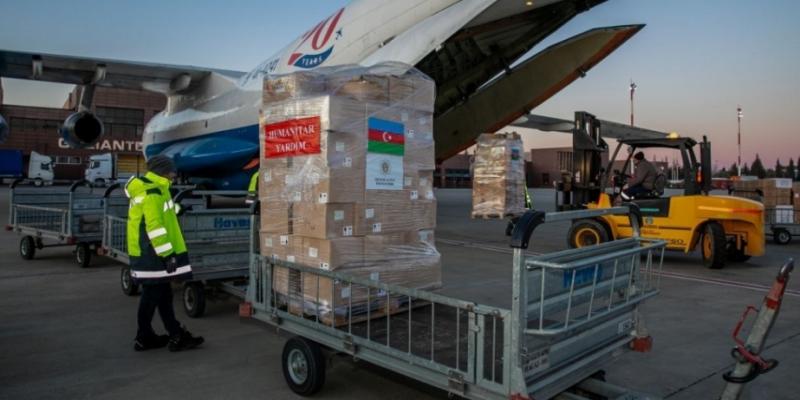 По указанию Мехрибан Алиевой в Турцию отправляется еще один самолет с гуманитарной помощью