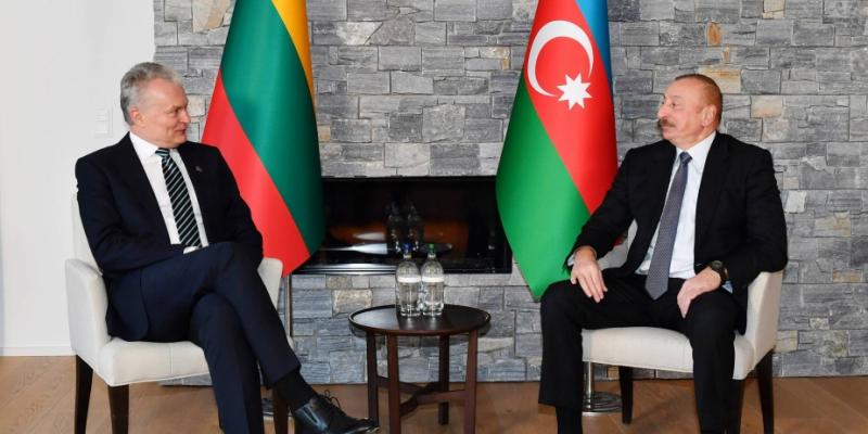 Президент Ильхам Алиев: Мы придаем особое значение развитию отношений между Азербайджаном и Литвой