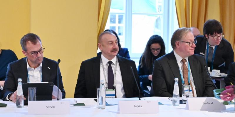 President Ilham Aliyev attended round table on energy security on sidelines of Munich Security Conference