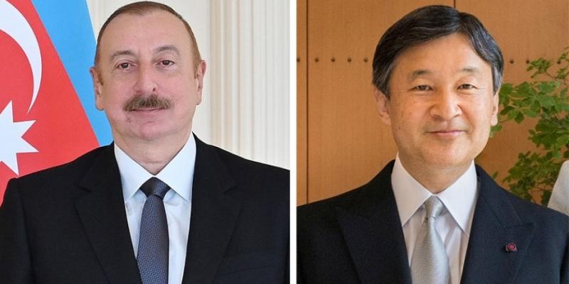 Президент Ильхам Алиев поздравил Императора Японии Нарухито
