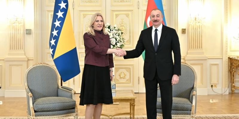 President Ilham Aliyev met with Chairwoman of Presidency of Bosnia and Herzegovina