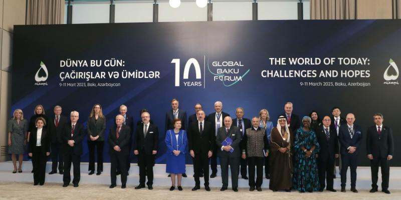 10th Global Baku Forum on “The World of Today: Challenges and Hopes” gets underway President of Azerbaijan Ilham Aliyev attended the opening ceremony of the Forum