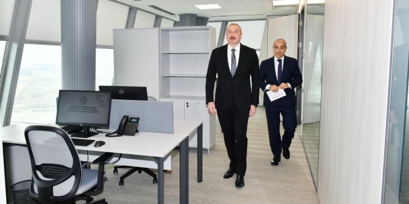 President Ilham Aliyev attended inauguration of new administrative building of State Service on Property Issues