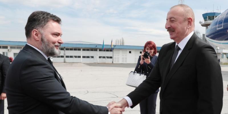 Президент Азербайджана Ильхам Алиев прибыл с официальным визитом в Боснию и Герцеговину