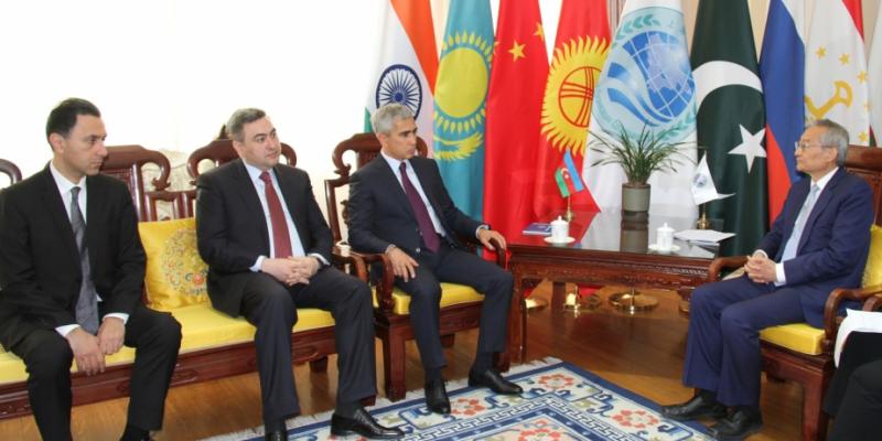 Обсуждены вопросы расширения сотрудничества между Азербайджаном и Шанхайской организацией сотрудничества