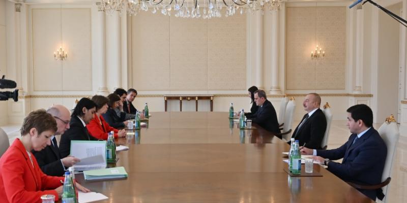 President Ilham Aliyev received Minister for Europe and Foreign Affairs of France