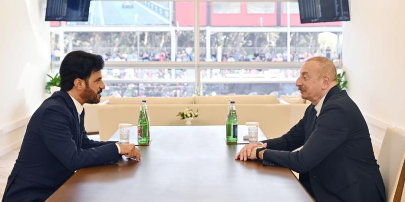 Президент Азербайджана Ильхам Алиев принял президента Международной автомобильной федерации